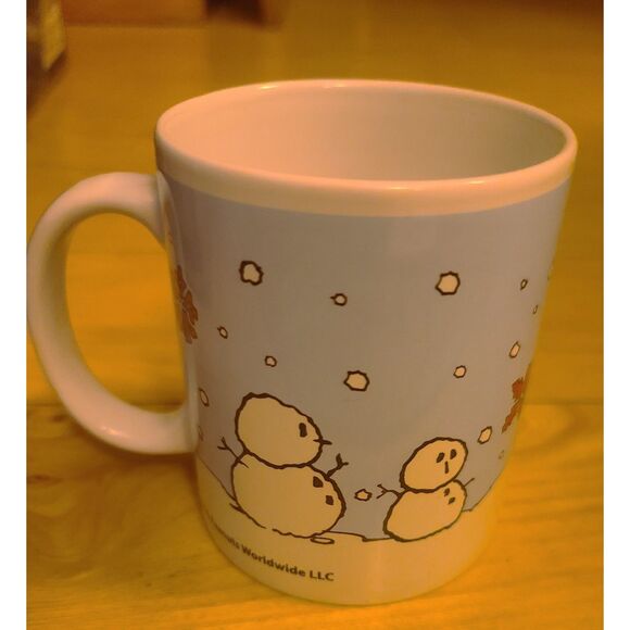 Snoopy & Woodstock & Christmas‎ Stockings Hanging on Doghouse & Snowman Mug 2016 - Picture 4 of 5